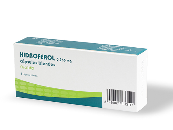 HIDROFEROL 0.266 mg x 1 CAPSULA