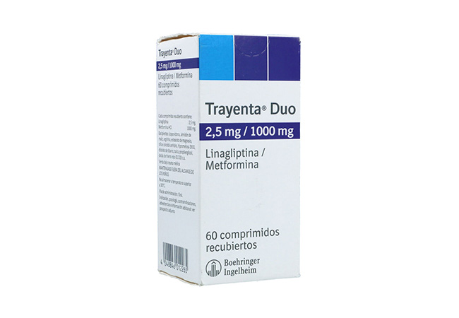 Trayenta Duo 2.5mg/1000mg Tabletas x60