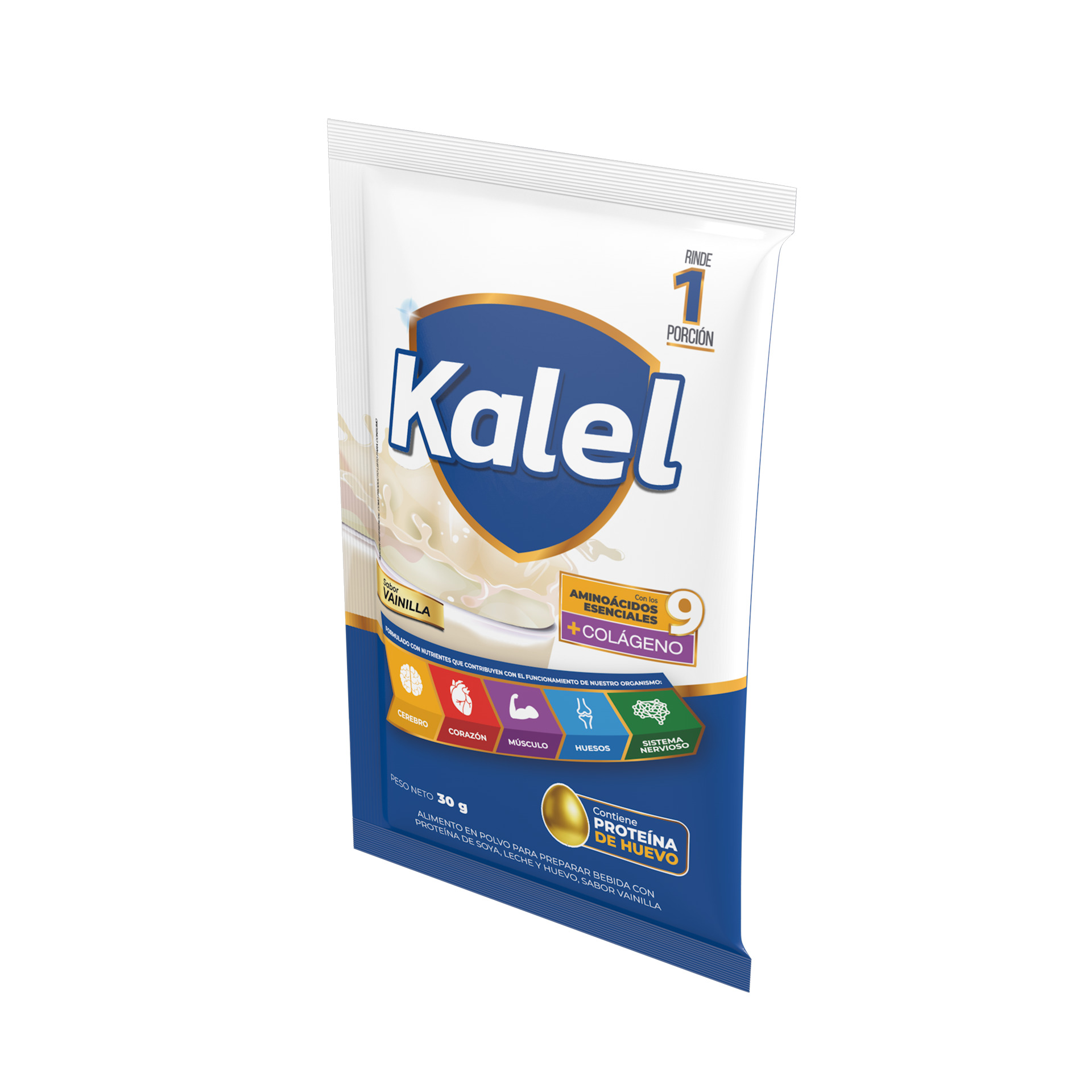 KALEL SABOR VAINILLA POLVO 12 UNIDAD(ES)