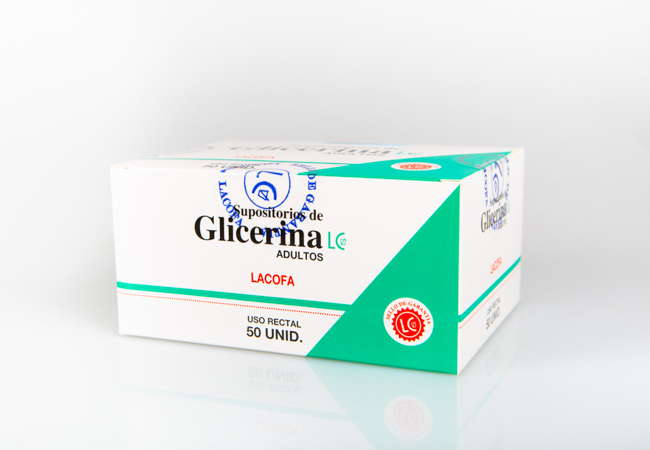Supositorio de Glicerina para adulto - LACOFA