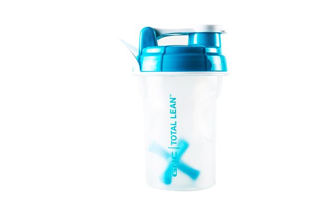 GNC TOTAL LEAN SHAKER CUP, BLUE, 45% OFF